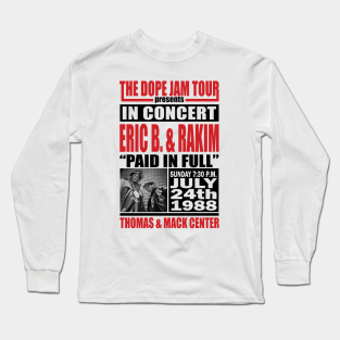 Hip Hop Long Sleeve T-Shirt - The Dope Jam Tour (1988) by Scum_and_Villainy